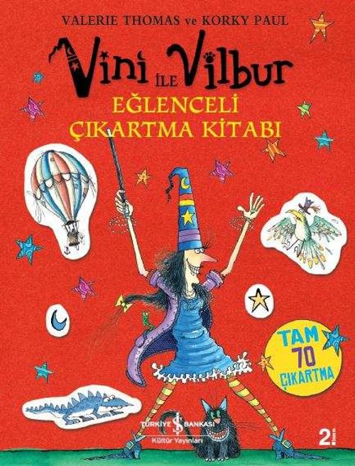 Sakar Cadı Vini Eğlenceli Çıkartma Kitabı
