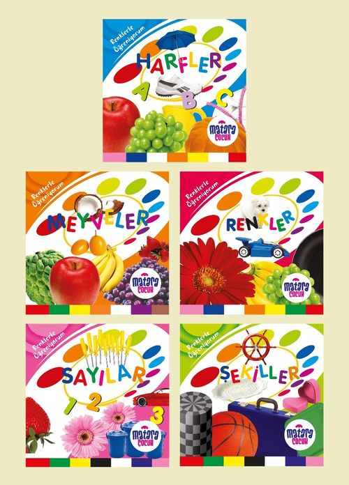 Renklerle Öğreniyorum Seti (5 kitap)