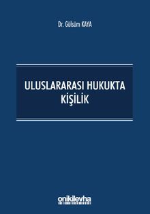 Uluslararası Hukukta Kişilik
