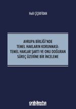 Avrupa Birliği'nde Temel Hakların Korunması:Temel Haklar Şartı ve Onu Doğuran Süreç Üzerine Bir İnceleme