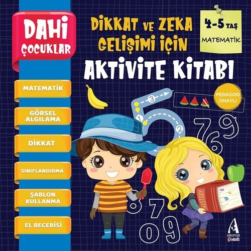 Dahi Çocuklar Aktivite Kitabı 4-5 Yaş / Matematik