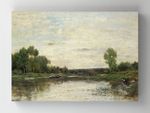 Full Frame Rulo Kanvas - Charles-François Daubigny - View on the Oise (FF-KT026)