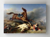 Full Frame Rulo Kanvas - Charles-Philogène Tschaggeny - An Episode on the Field of Battle (FF-KT027)