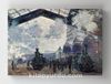 Full Frame Rulo Kanvas - Claude Monet - The Gare St-Lazare (FF-KT034)