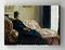 Full Frame Rulo Kanvas - Claude Monet - Meditation, Mrs. Monet Sitting on a Sofa (FF-KT032)