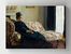 Full Frame Rulo Kanvas - Claude Monet - Meditation, Mrs. Monet Sitting on a Sofa (FF-KT032)