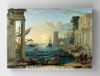 Full Frame Rulo Kanvas - Claude Lorrain - Seaport With The Embarkation Of The Queen Of Sheba (FF-KT030)
