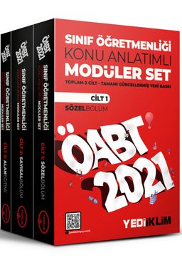 2021 ÖABT Sınıf Öğretmenliği Konu Anlatımlı Modüler Set