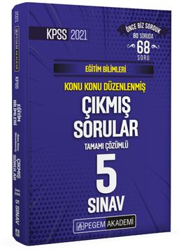 2021 KPSS Eğitim Bilimleri Konu Konu Düzenlenmiş Tamamı Çözümlü Çıkmış Sorular Son 5 Sınav