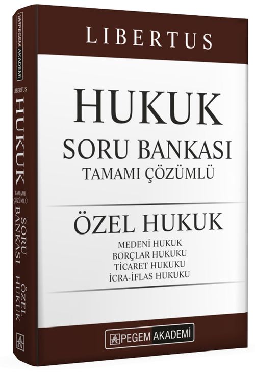 2021 KPSS A Grubu Libertus Hukuk Tamamı Çözümlü Soru Bankası (Özel Hukuk)