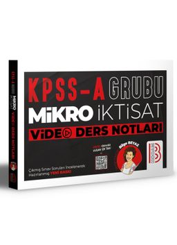 KPSS A Mikro İktisat Video Ders Notları 