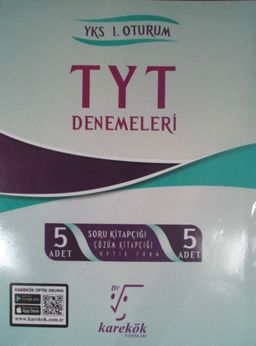 TYT Denemeleri 5 Soru Kitapçığı + 5 Çzüm Kitapçığı