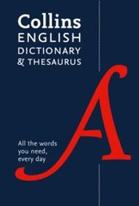  Collins English Dictionary & Thesaurus -All the words you need (New)          