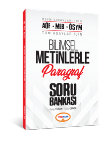 AÖF-MEB-ÖSYM Tüm Adaylar İçin Bilimsel Metinlerle Paragraf Soru Bankası