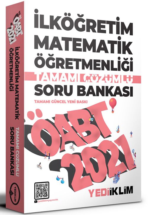 2021 ÖABT İlköğretim Matematik Öğretmenliği Tamamı Çözümlü Soru Bankası 
