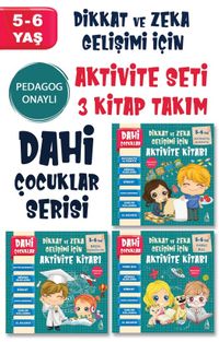 Dahi Çocuklar Aktivite Seti 5-6 Yaş (3 Kitap Takım)