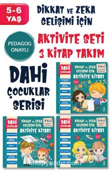 Dahi Çocuklar Aktivite Seti 5-6 Yaş (3 Kitap Takım) - Kolektif