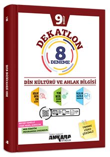 9. Sınıf Dekatlon Din Kültürü ve Ahlak Bilgisi 8 Deneme  