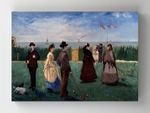 Full Frame Rulo Kanvas - Edouard Manet - Croquet at Boulogne	(FF-KT048)
