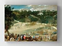 Full Frame Rulo Kanvas - Diego Velázquez - Philip IV hunting Wild Boar (La Tela Real) (FF-KT041)