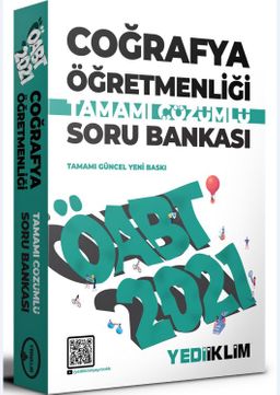2021 ÖABT Coğrafya Öğretmenliği Tamamı Çözümlü Soru Bankası