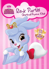 Disney Sevimli Saraylılar Renk Partisi Çıkartmalı Boyama Kitabı