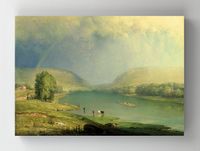 Full Frame Rulo Kanvas - George Inness - The Delaware Water Gap (FF-KT065)