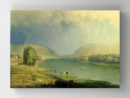 Full Frame Rulo Kanvas - George Inness - The Delaware Water Gap (FF-KT065)