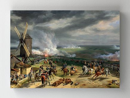 Full Frame Rulo Kanvas - Emile Jean Horace Vernet - The Battle of Valmy (FF-KT060)