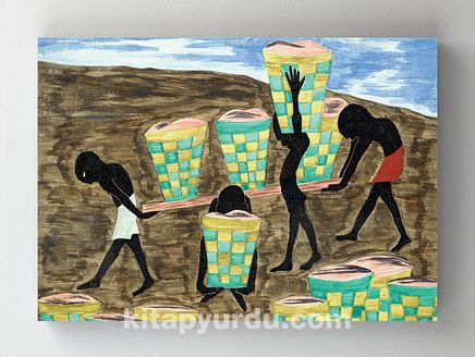 Full Frame Rulo Kanvas - Jacob Lawrence Child labor and a lack of education was one of the other reasons for people wishing to leave their homes (FF-KT087)