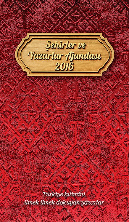 2016 Şehirler ve Yazarlar Ajandası (Büyük Boy)