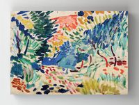 Full Frame Rulo Kanvas - Henri Matisse - Landscape at Collioure (FF-KT078)