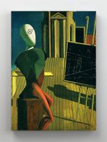 Full Frame Rulo Kanvas - Giorgio de Chirico - The Seer (FF-KT071)
