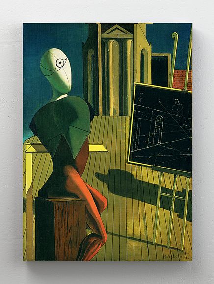 Full Frame Rulo Kanvas - Giorgio de Chirico - The Seer (FF-KT071)