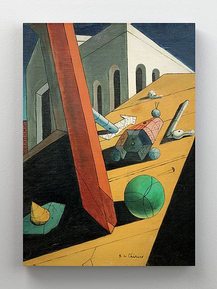 Full Frame Rulo Kanvas - Giorgio de Chirico - The Evil Genius of a King (FF-KT070)