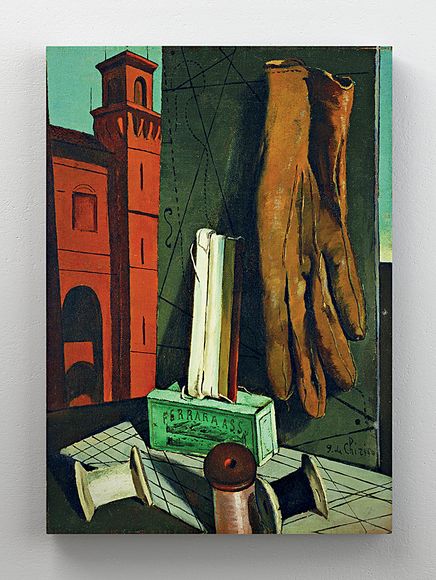 Full Frame Rulo Kanvas - Giorgio de Chirico - The Amusements of a Young Girl	(FF-KT068)