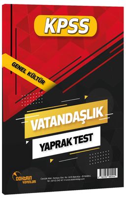 2021 KPSS Vatandaşlık Yaprak Test