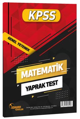 2021 KPSS Matematik Yaprak Test