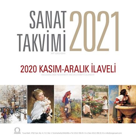 2021 Sanat Takvimi Duvar Takvimi