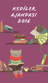 2016 Kediler Ajandası (Büyük Boy)