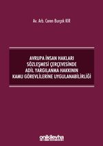 Avrupa İnsan Hakları Sözleşmesi Çerçevesinde Adil Yargılanma Hakkının Kamu Görevlilerine Uygulanabilirliği