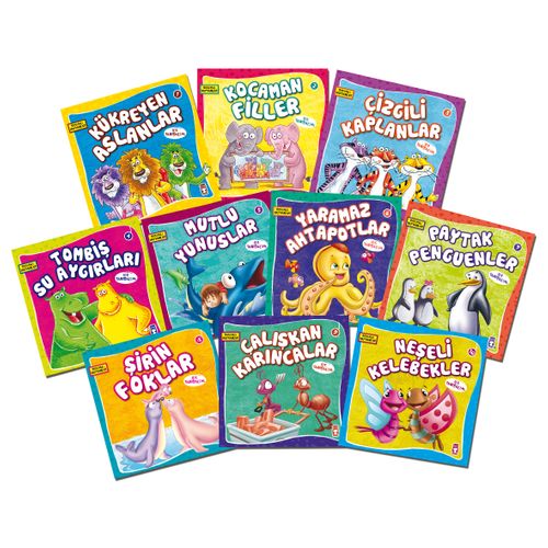 Sevimli Hayvanlar (10 Kitap)