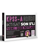 KPSS A İktisat Son 5'li Video Ders Notları