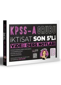 KPSS A İktisat Son 5'li Video Ders Notları
