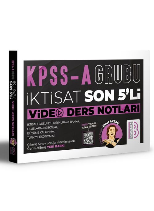 KPSS A İktisat Son 5'li Video Ders Notları