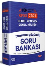 2021 KPSS Genel Yetenek Genel Kültür Tamamı Çözümlü Soru Bankası 
