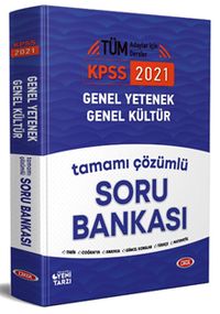 2021 KPSS Genel Yetenek Genel Kültür Tamamı Çözümlü Soru Bankası 