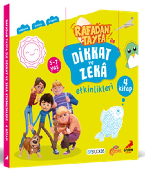 Rafadan Tayfa ile Dikkat ve Zeka Etkinlikleri (4 Kitap)