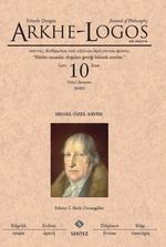 Arkhe Logos Dergisi Sayı: 10  Güz 2020