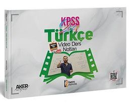 2021 Evveliyat KPSS Genel Yetenek Türkçe Video Ders Notları